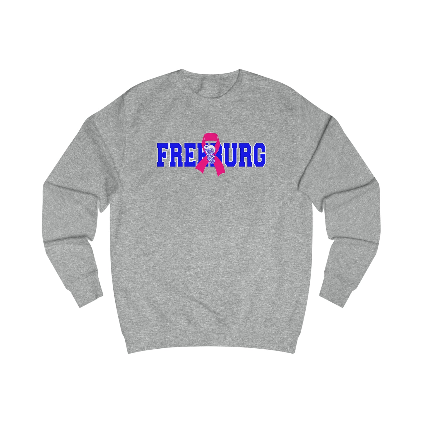 Freeburg Midgets Pink Ribbon Unisex Heavy Blend Crewneck Sweatshirt