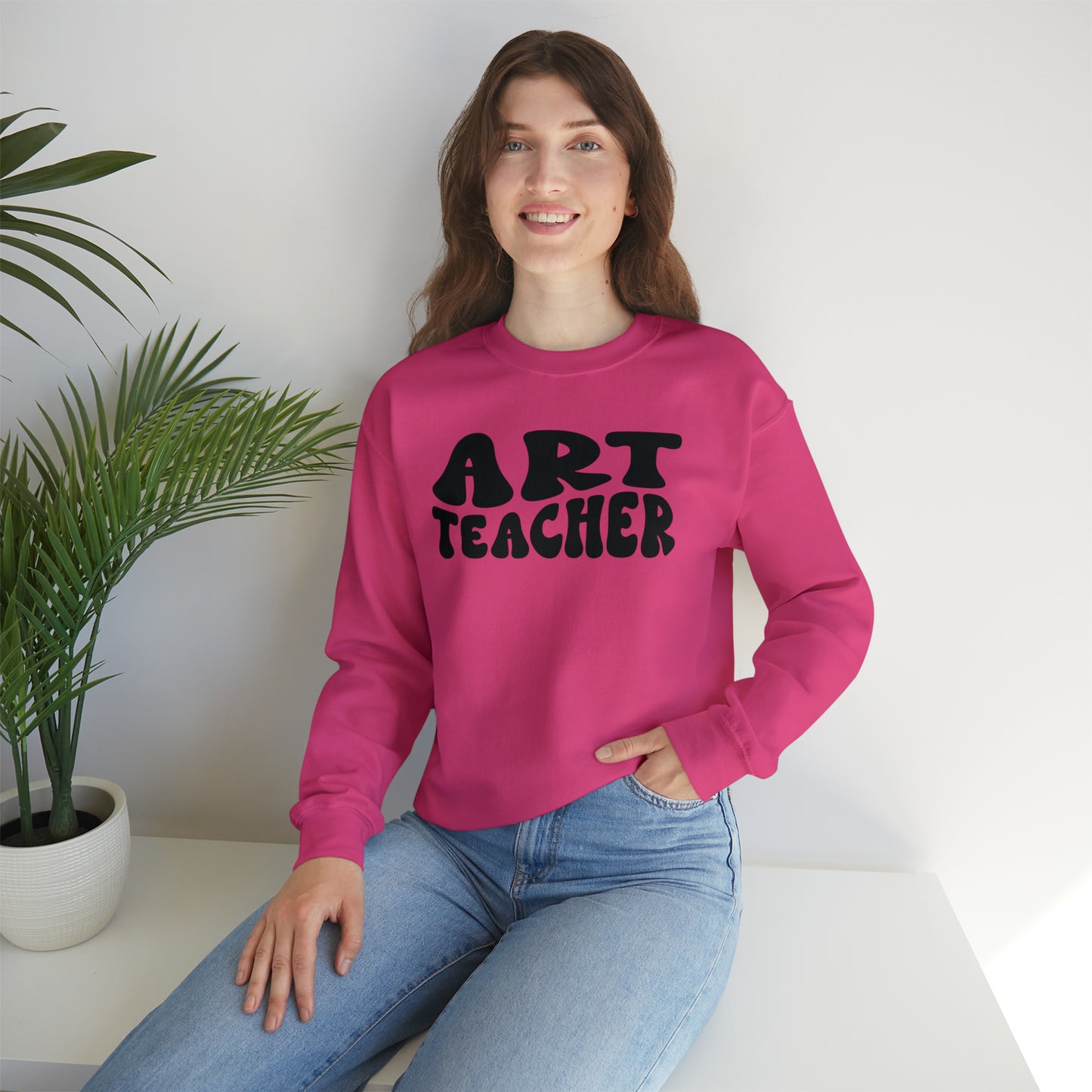 Art Teacher Heavyweight Crewneck Sweatshirt