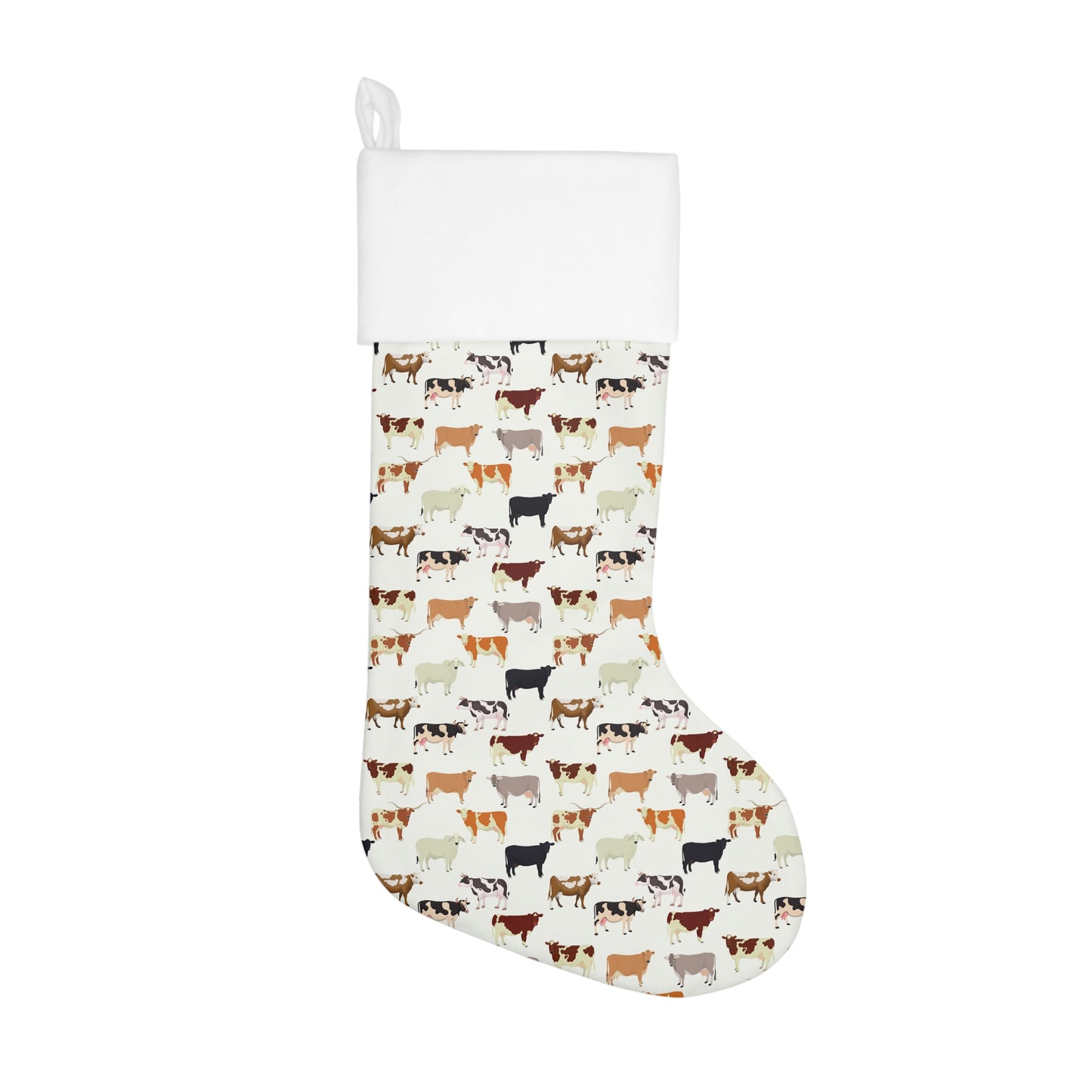 All About the Cows Holiday Stocking