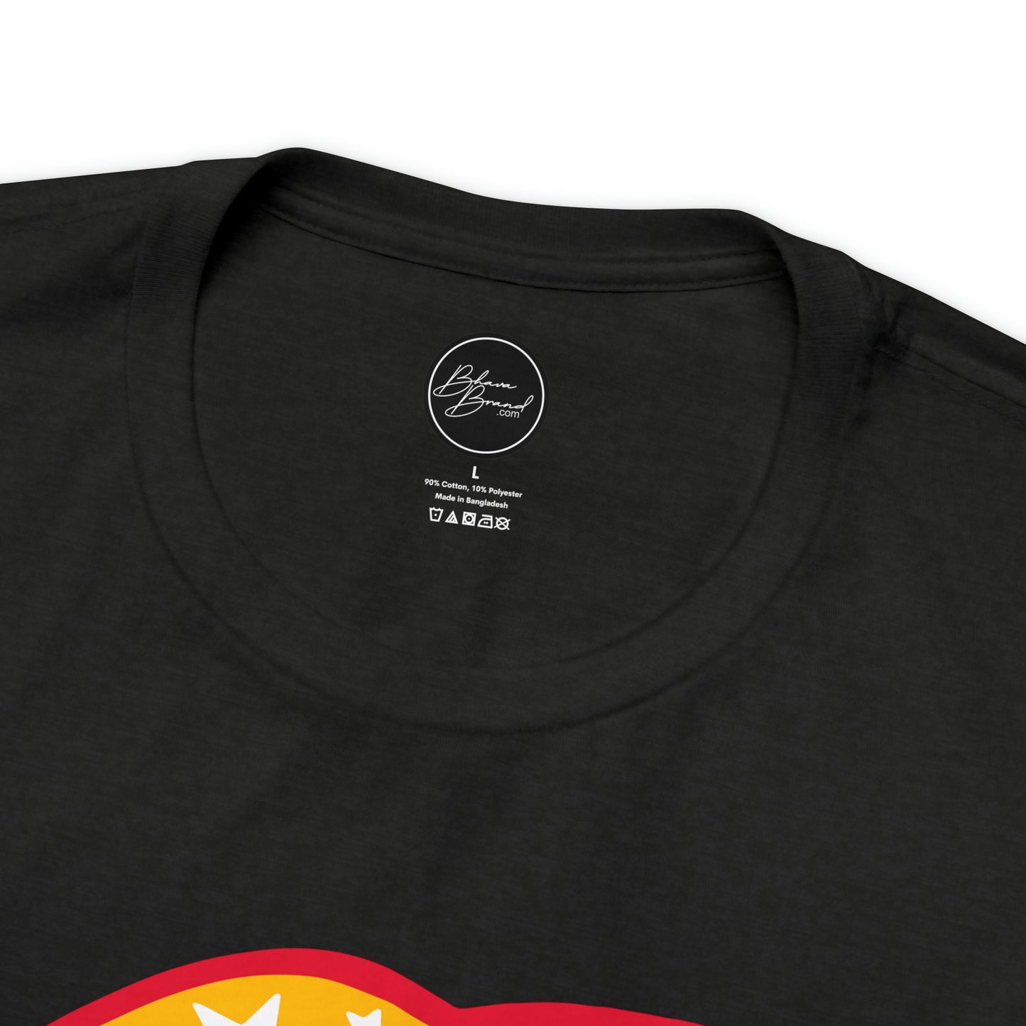 Swift Red, Yellow and White Lips Bella Jersey Short Sleeve Tee (Unisex)
