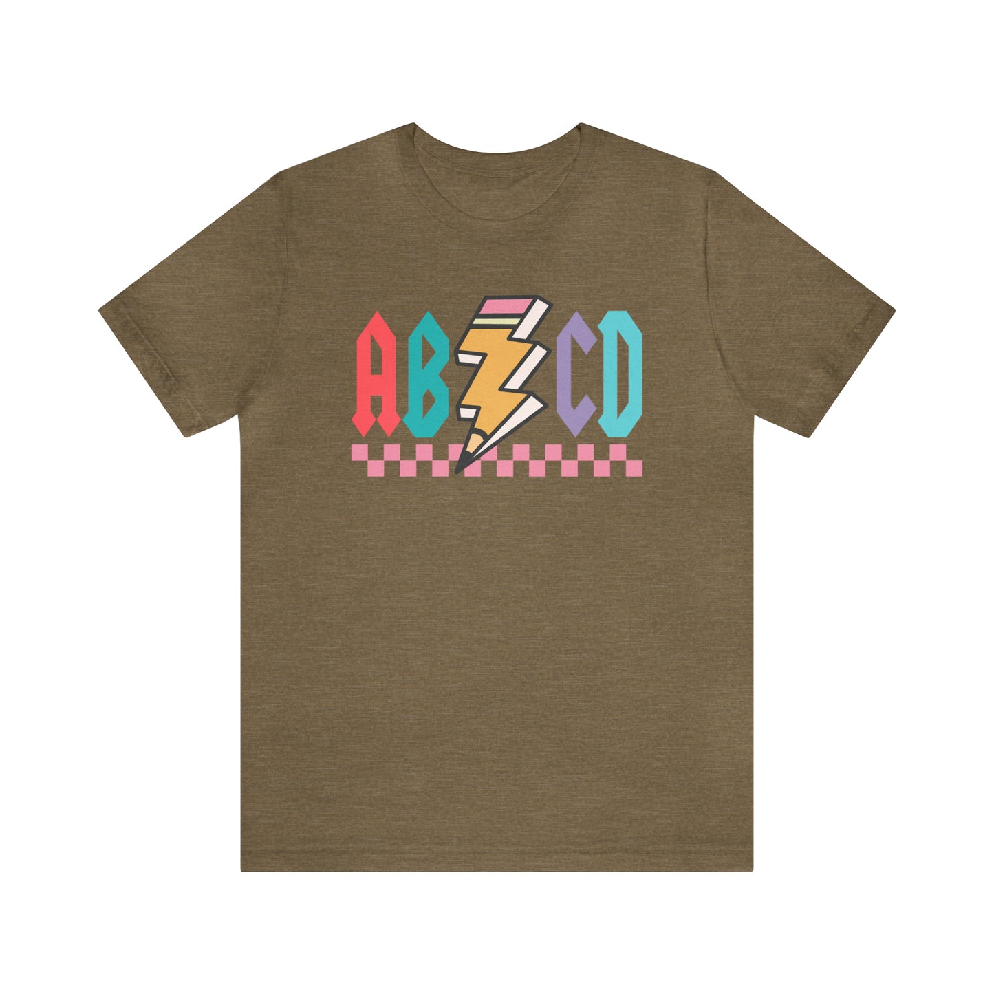 Vintage ABCD Teacher T-Shirt