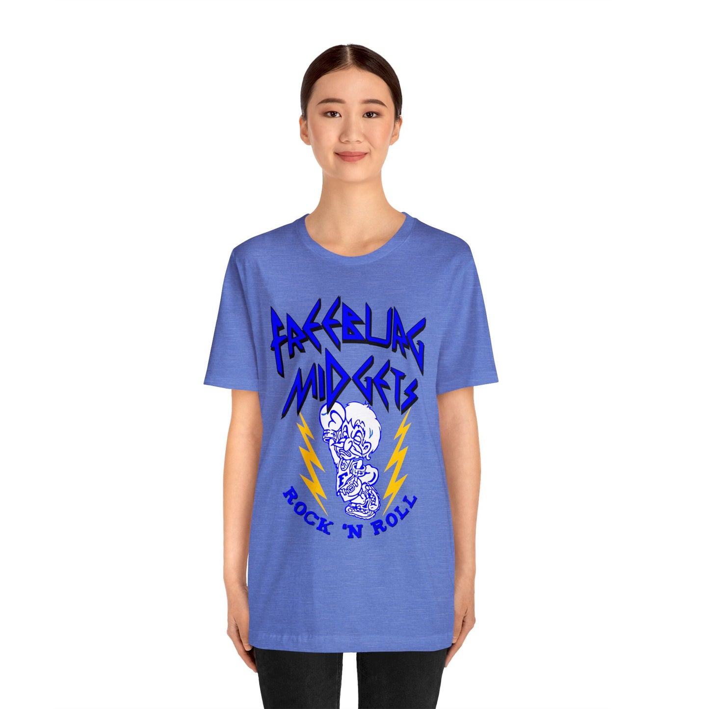 Freeburg Midgets Rock and Roll Bella Jersey Short Sleeve Tee (Unisex)