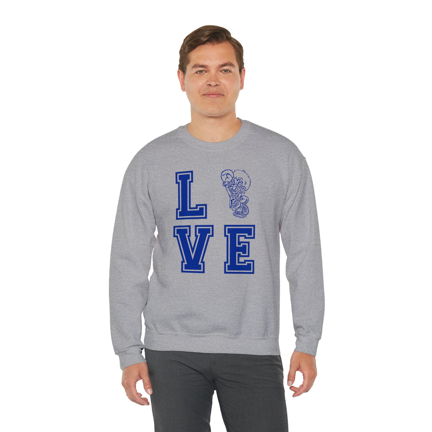 "Love Freeburg Midgets" Unisex Heavy Blend™ Crewneck Sweatshirt