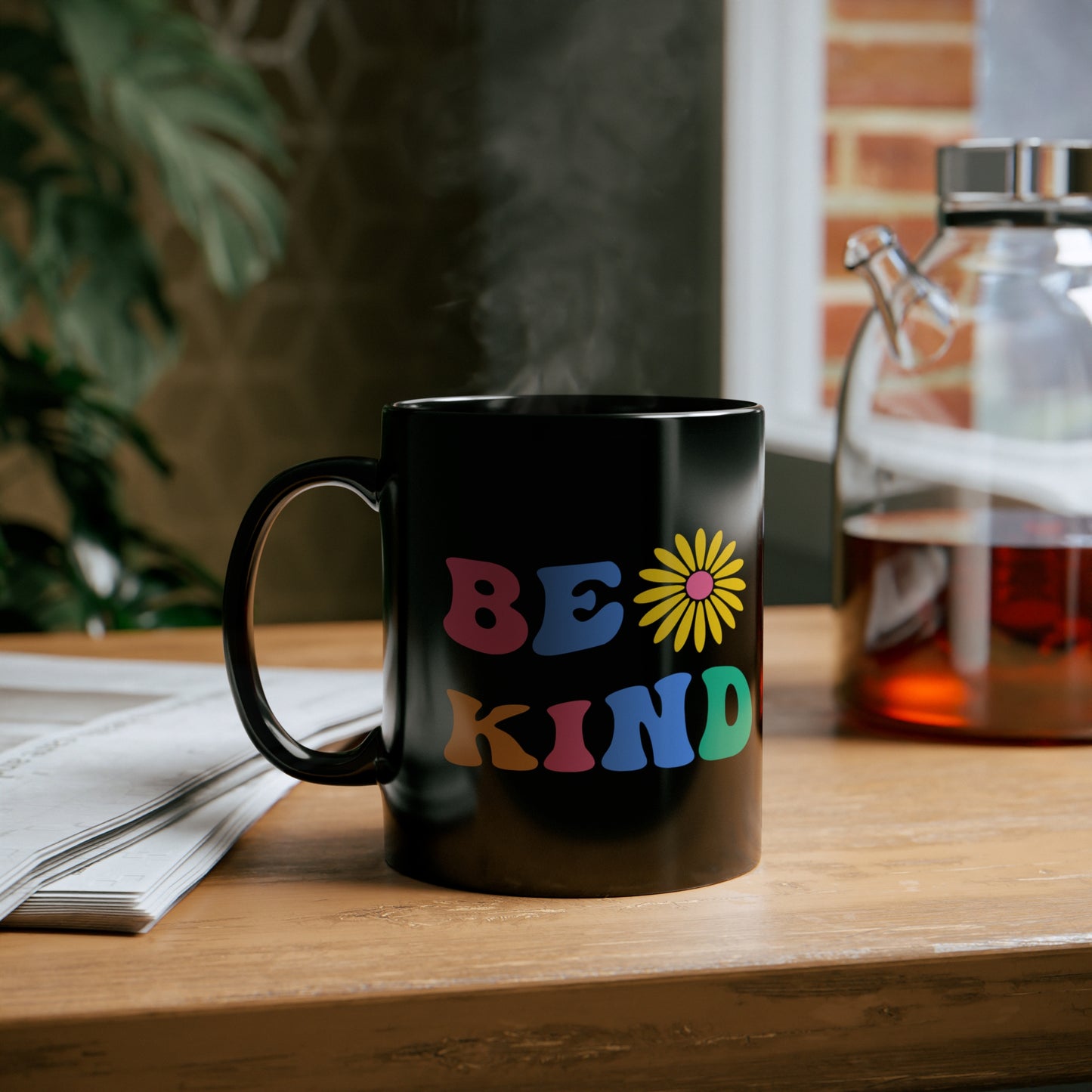 Be Kind 11oz Black Mug