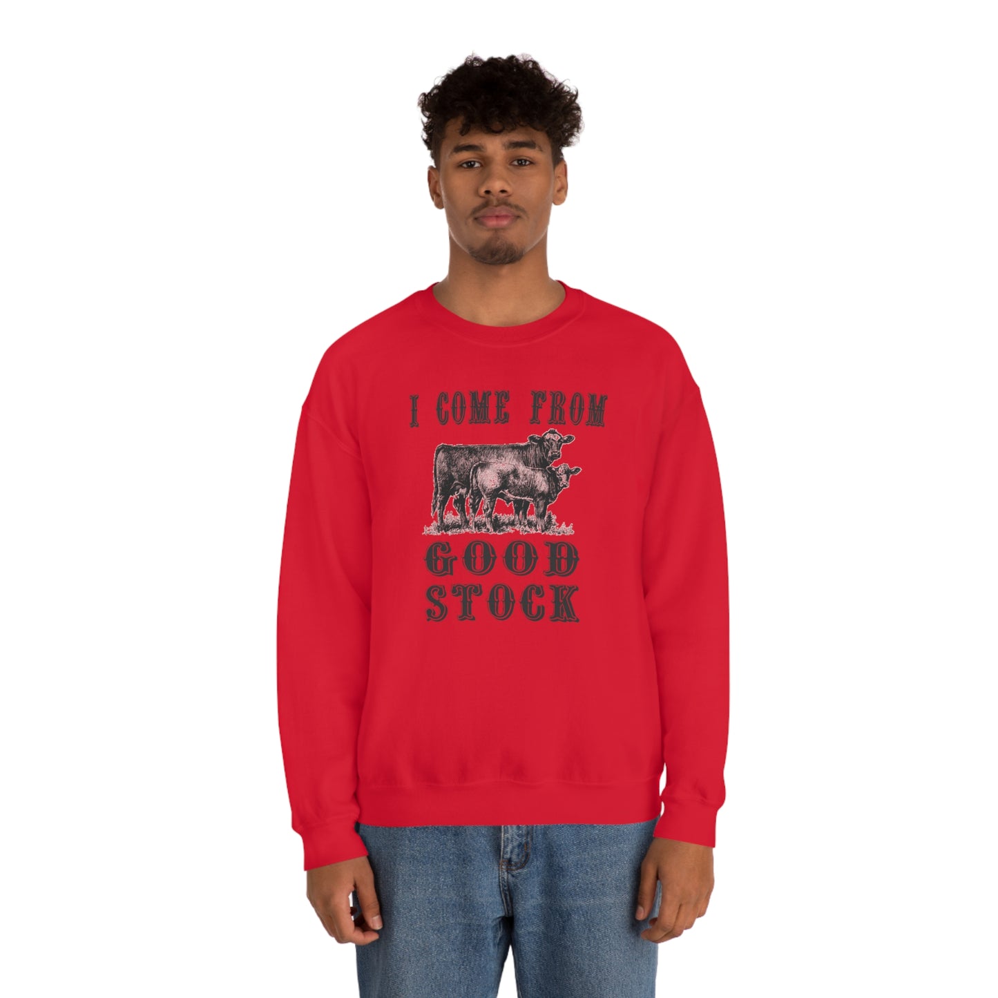 "I come from Good Stock" - Unisex Heavy Blend™ Crewneck Sweatshirt