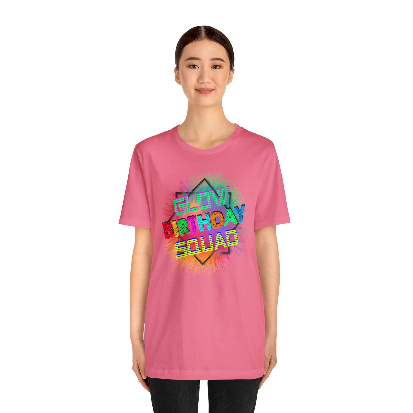 Glow Birthday Squad T-Shirt