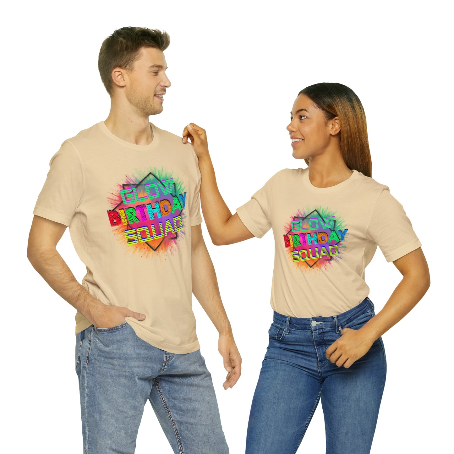 Glow Birthday Squad T-Shirt