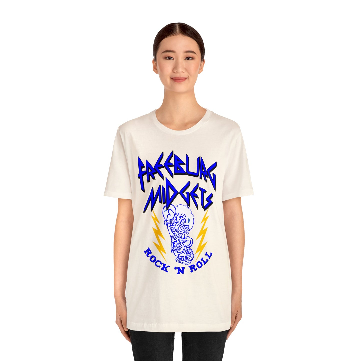 Freeburg Midgets Rock and Roll Bella Jersey Short Sleeve Tee (Unisex)