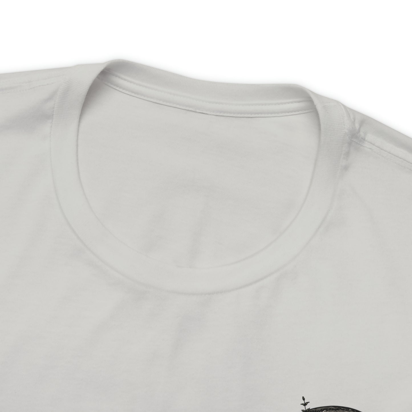 Floral Skeleton Head Front and Back Design T-Shirt