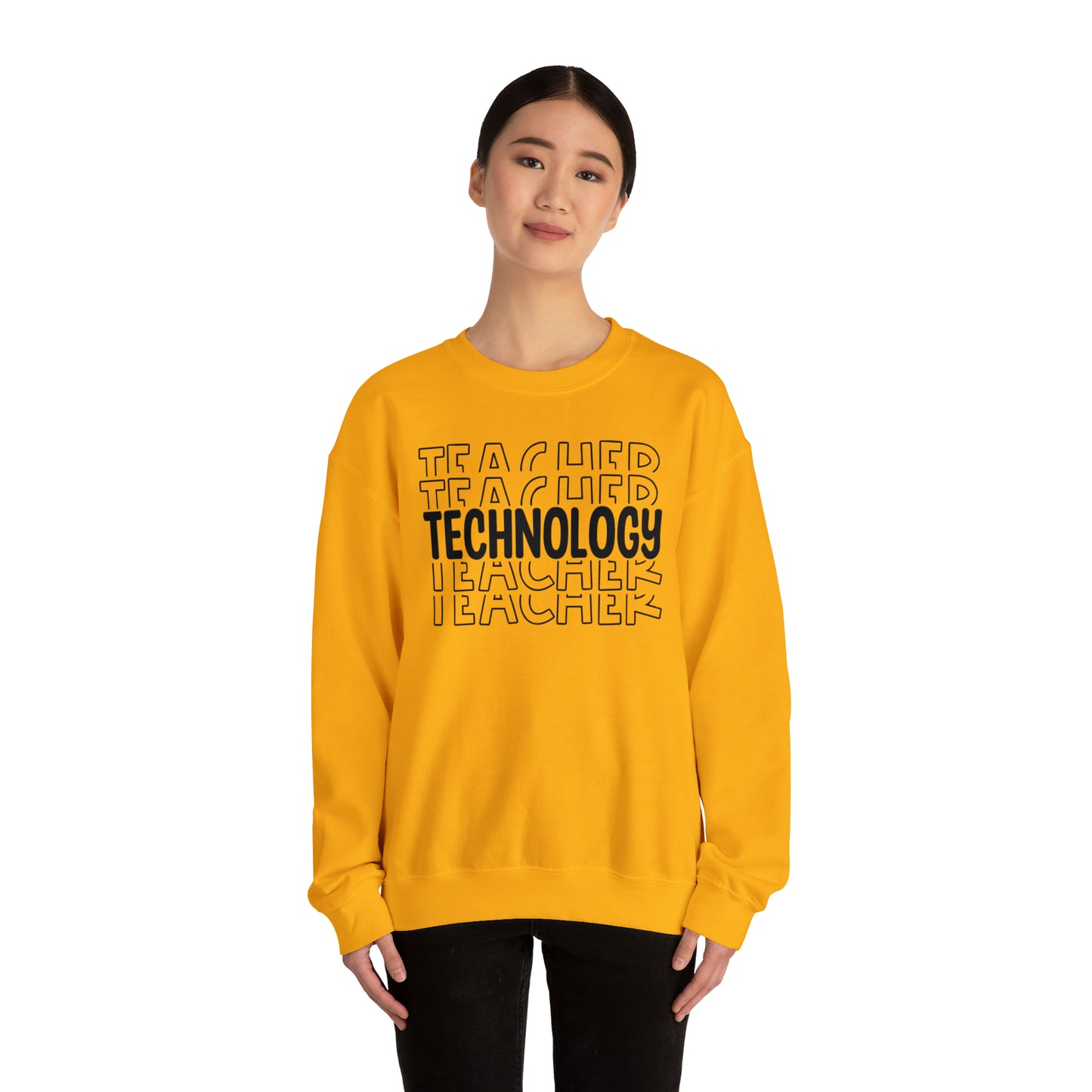 Technology Teacher Lined Heavyweight Crewneck Sweatshirt