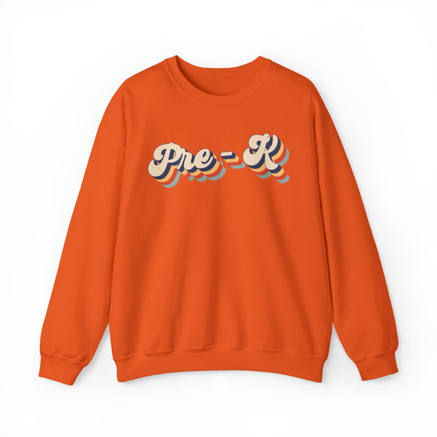Retro Pre-K Unisex Heavy Blend™ Crewneck Sweatshirt
