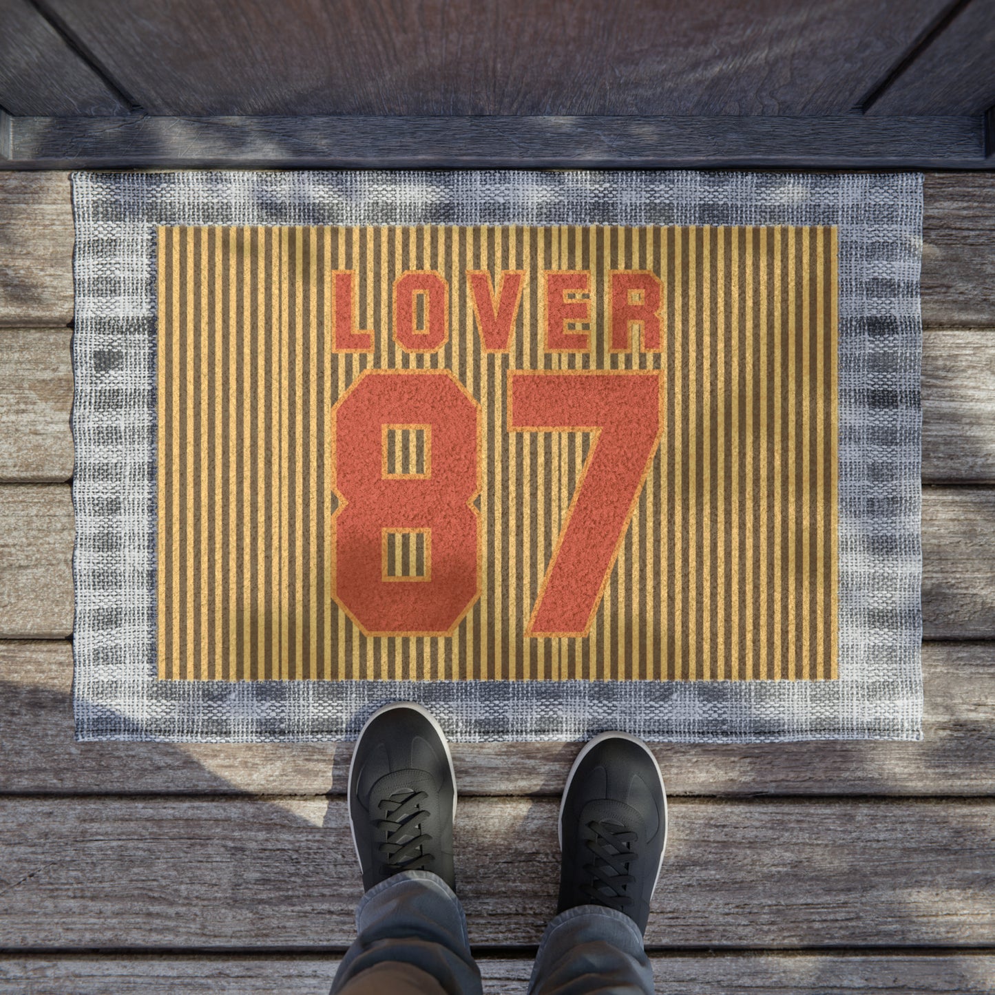 Lover 87 Checkerboard Coir Mat