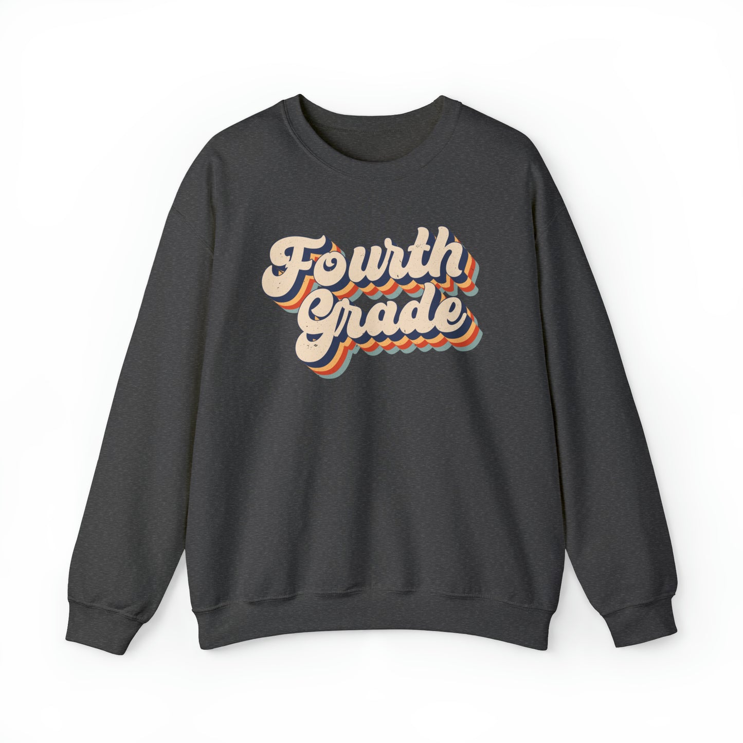 Retro Fourth Grade Unisex Heavy Blend™ Crewneck Sweatshirt
