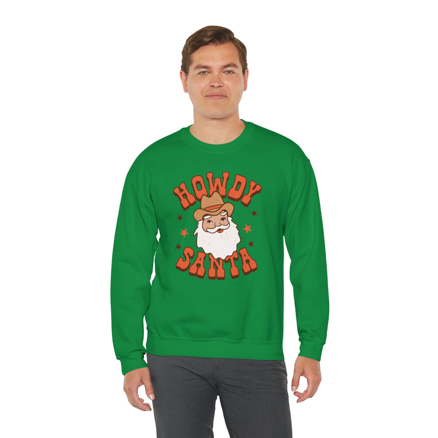 Howdy Santa Heavyweight Crewneck Sweatshirt