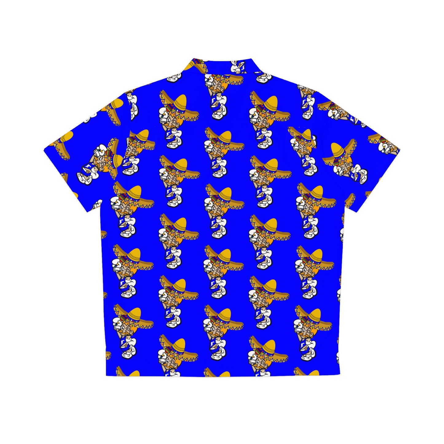 Freeburg Sombrero Midget Men's Hawaiian Shirt - Royal