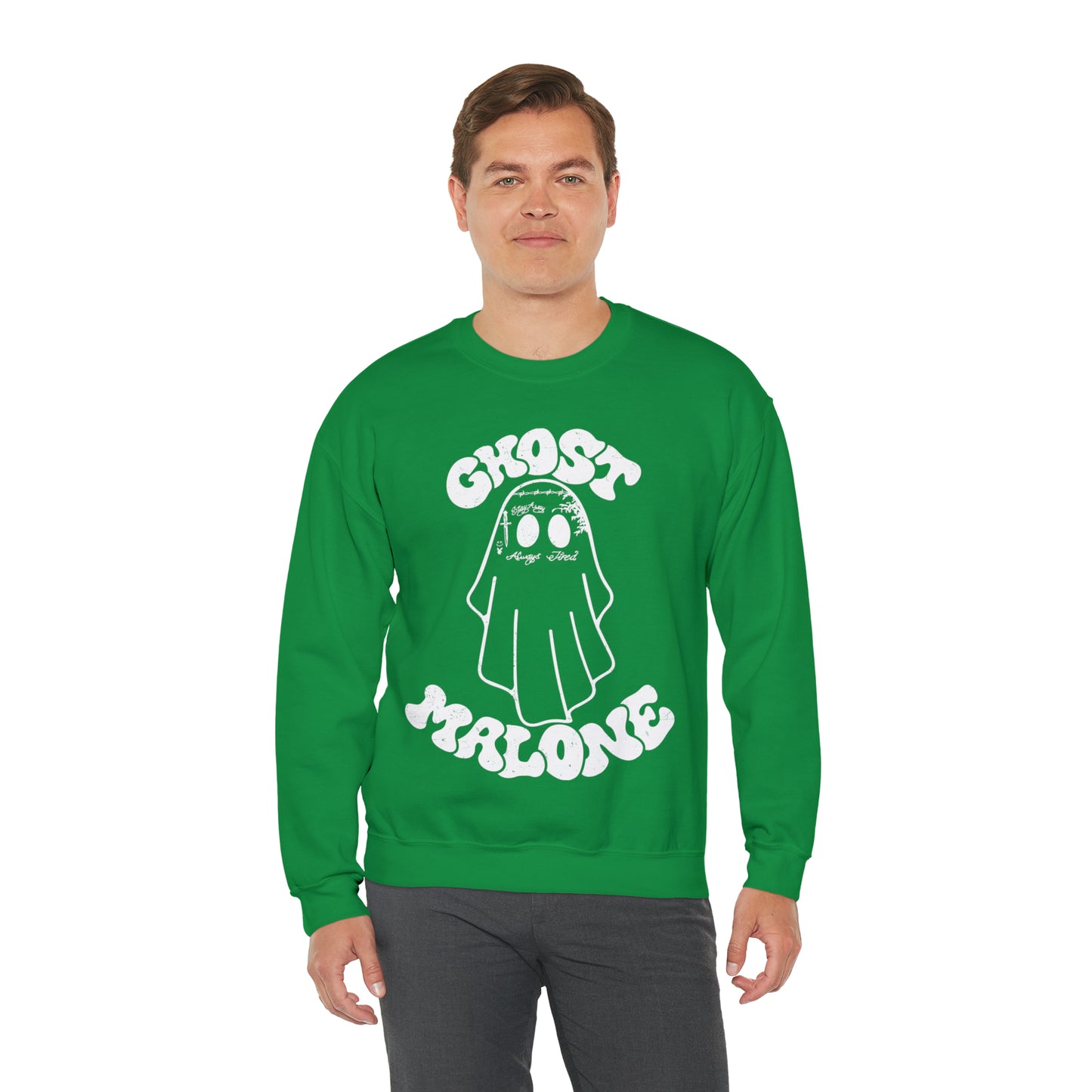 Ghost Malone Halloween Heavy Blend™ Crewneck Sweatshirt