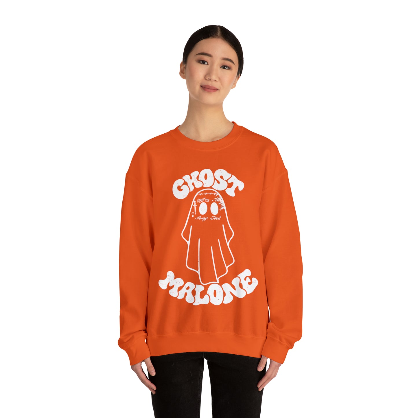 Ghost Malone Halloween Heavy Blend™ Crewneck Sweatshirt