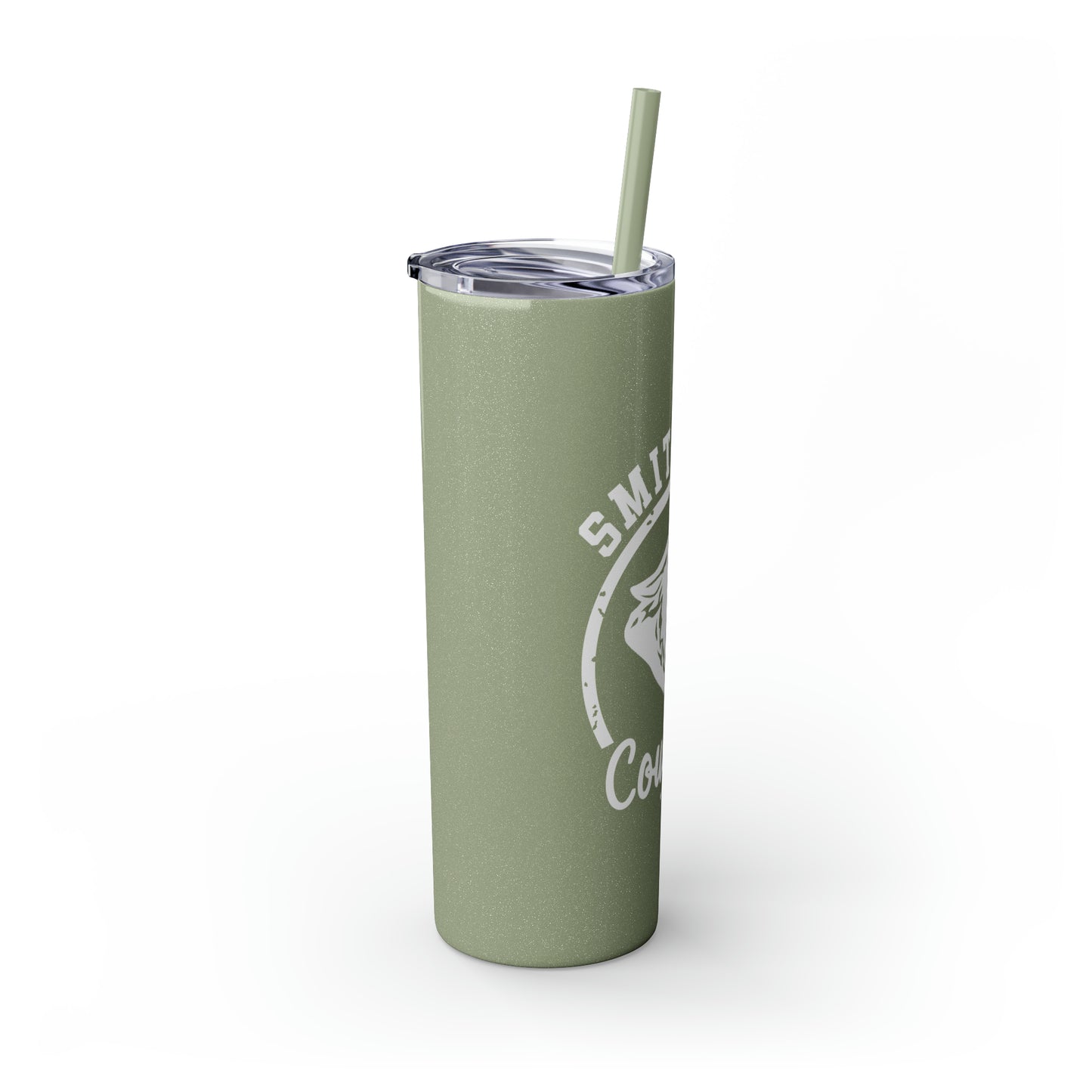 Smithton Cougars Skinny Tumbler with Straw, 20oz