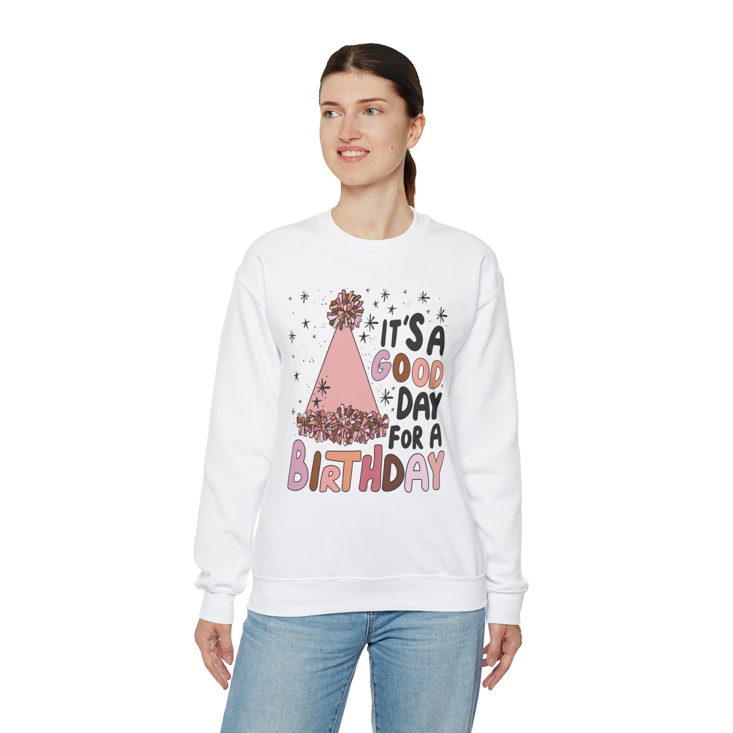 It's a Good Day for a Birthday Heavy Blend™ Crewneck Sweatshirt