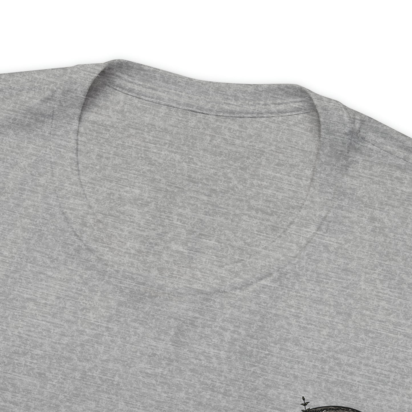 Floral Skeleton Head Front and Back Design T-Shirt