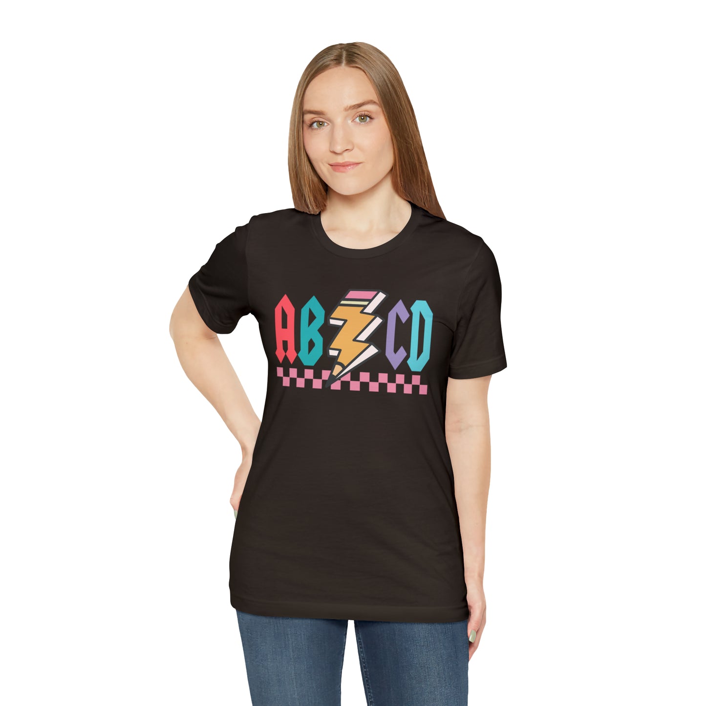 Vintage ABCD Teacher T-Shirt