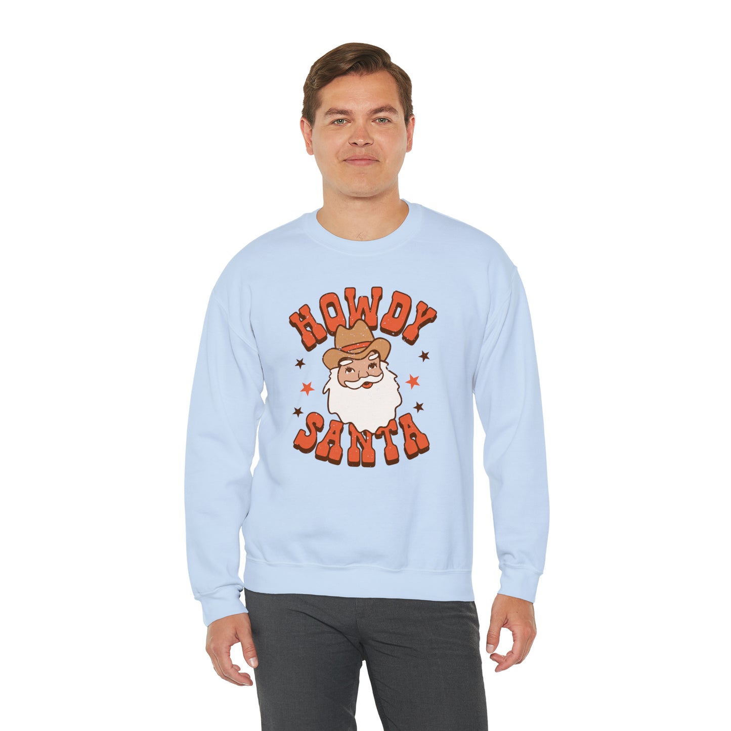 Howdy Santa Heavyweight Crewneck Sweatshirt