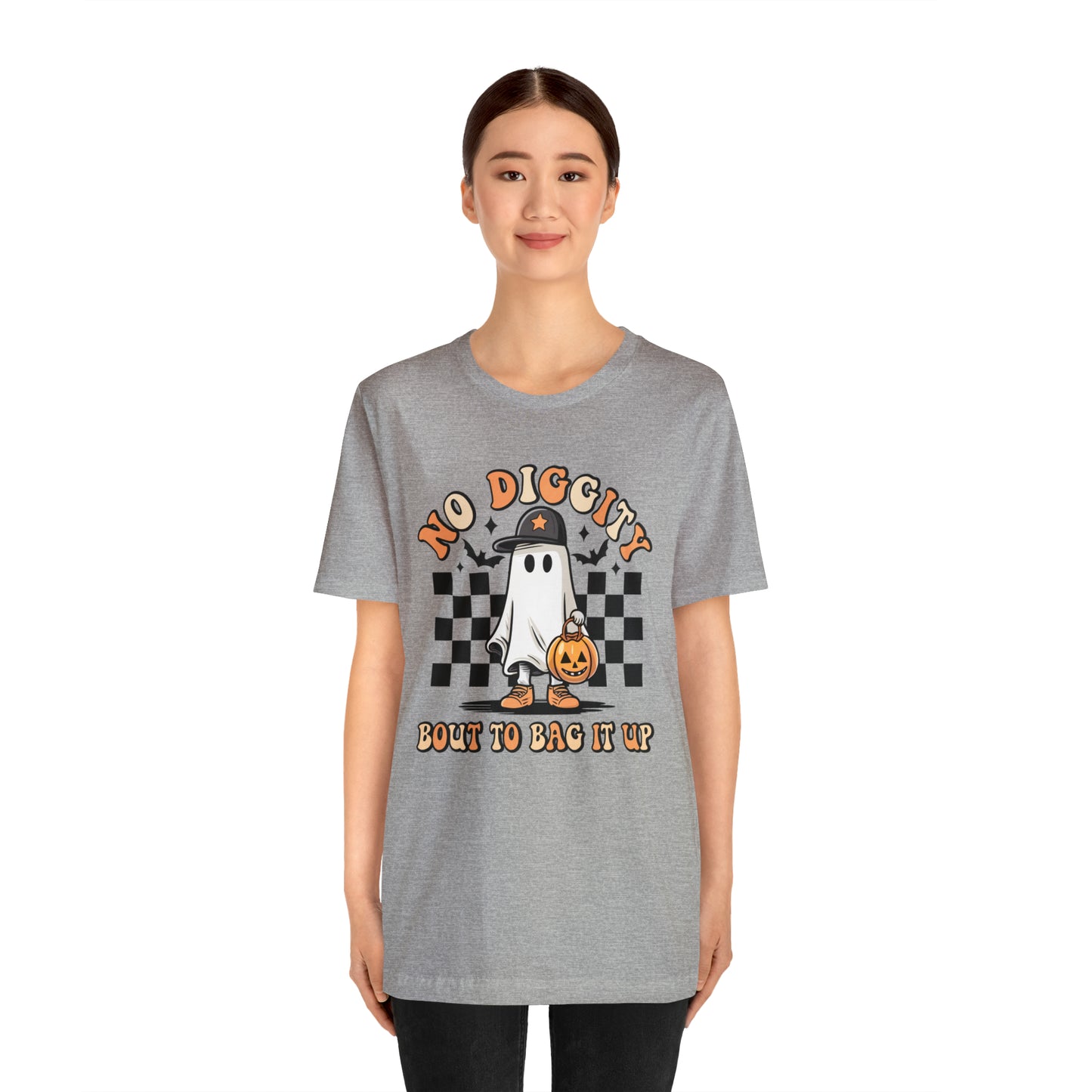 Halloween No Diggity Bout to Bag it Up T-Shirt