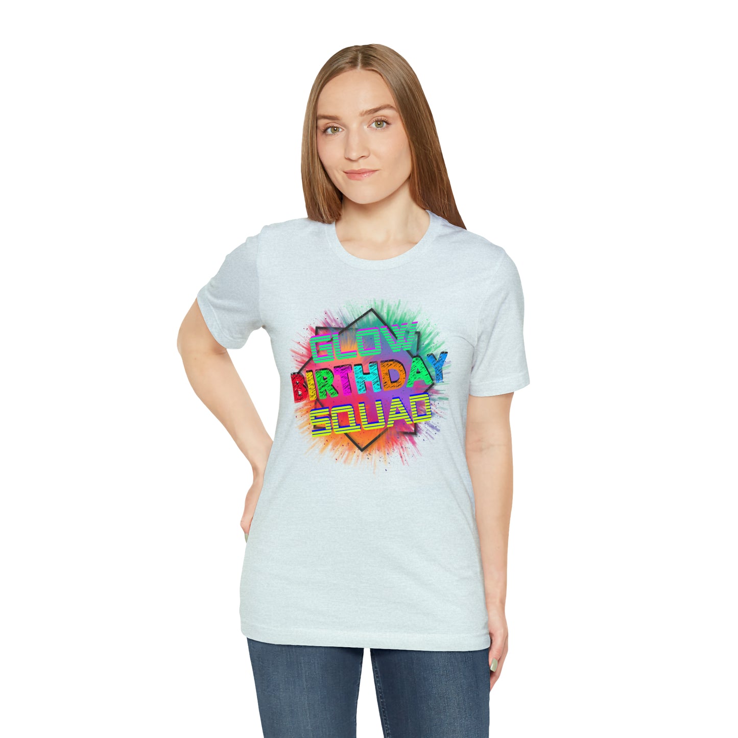 Glow Birthday Squad T-Shirt