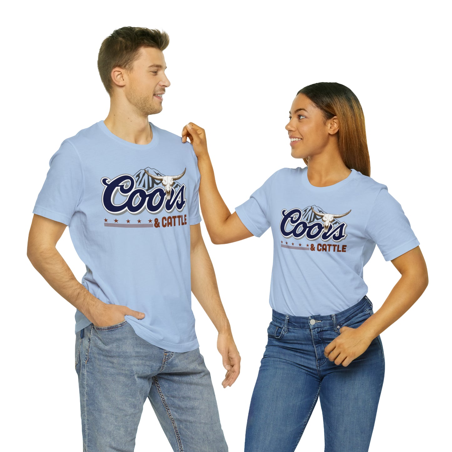 Beer and Cattle Unisex Jersey Short Sleeve Tee
