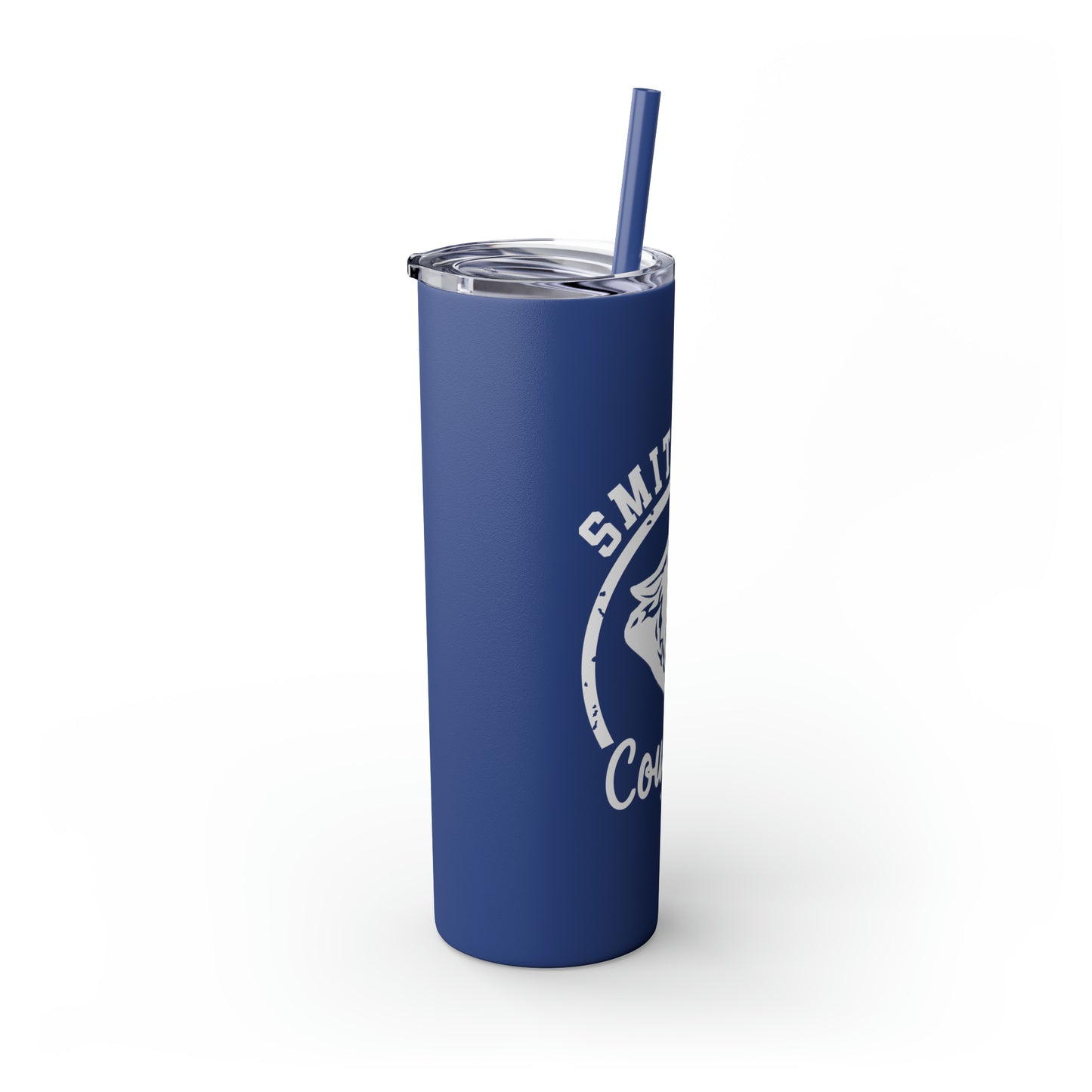 Smithton Cougars Skinny Tumbler with Straw, 20oz