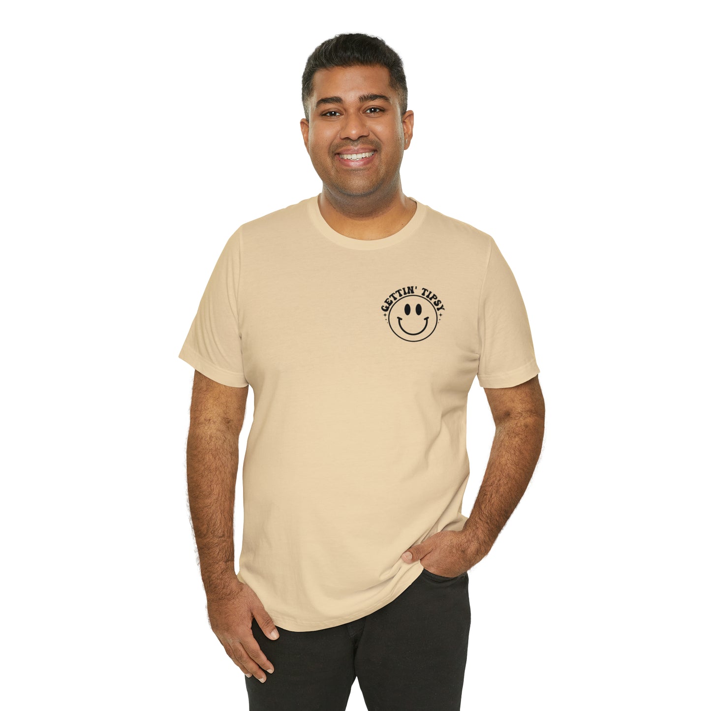 "Errbody in the Lake Gettin' Tipsy" (Front and Back Design) Unisex Jersey Short Sleeve Tee