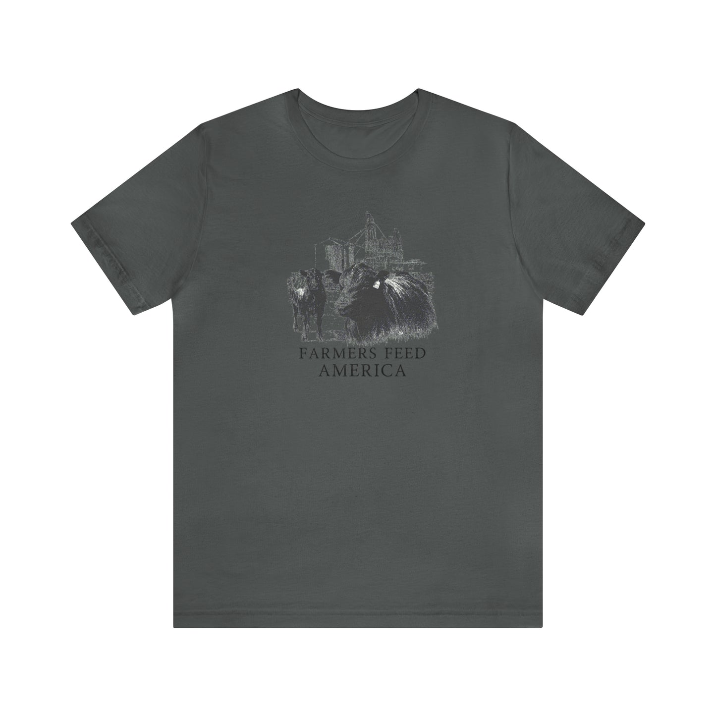 "Farmers Feed America" Unisex Jersey Short Sleeve Tee