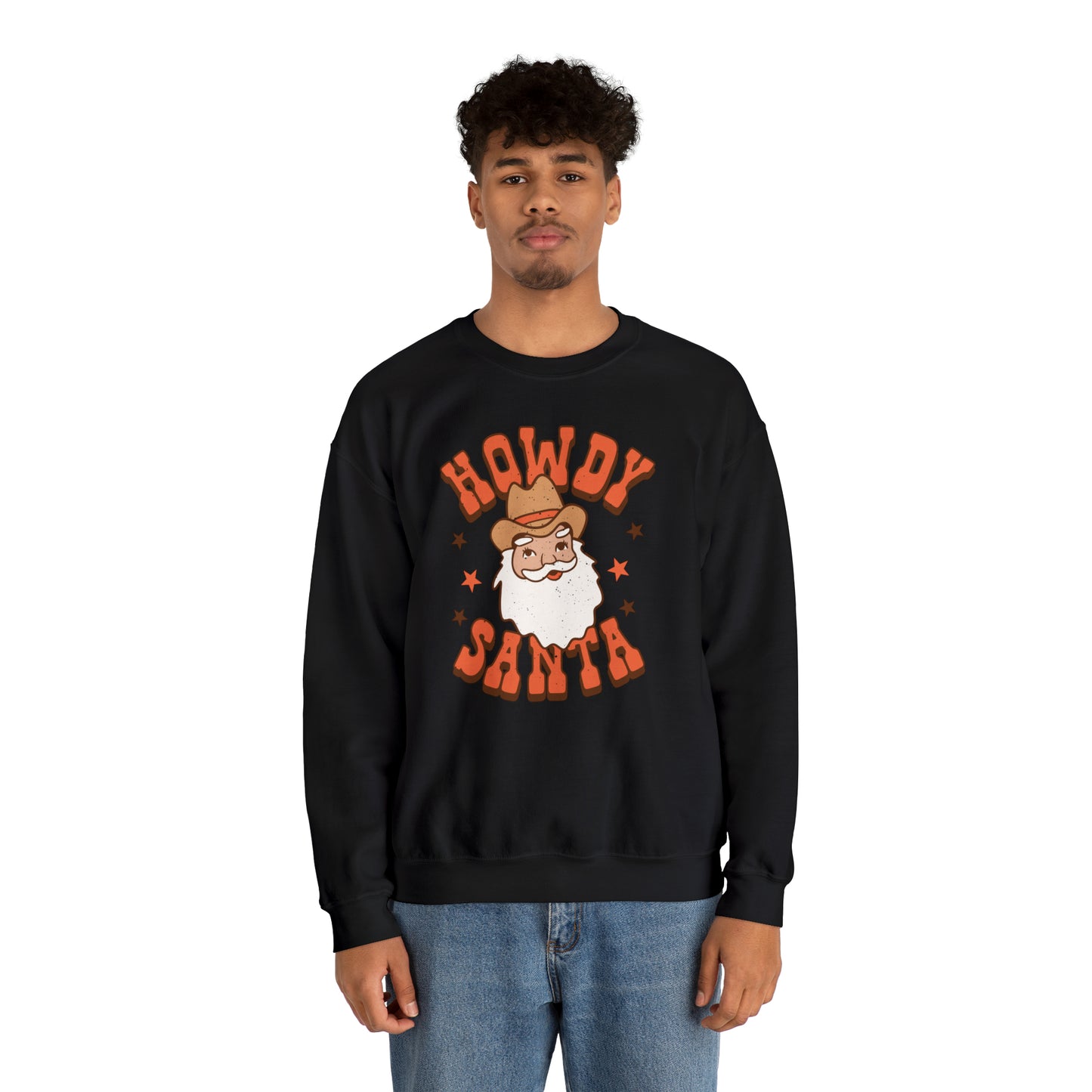 Howdy Santa Heavyweight Crewneck Sweatshirt
