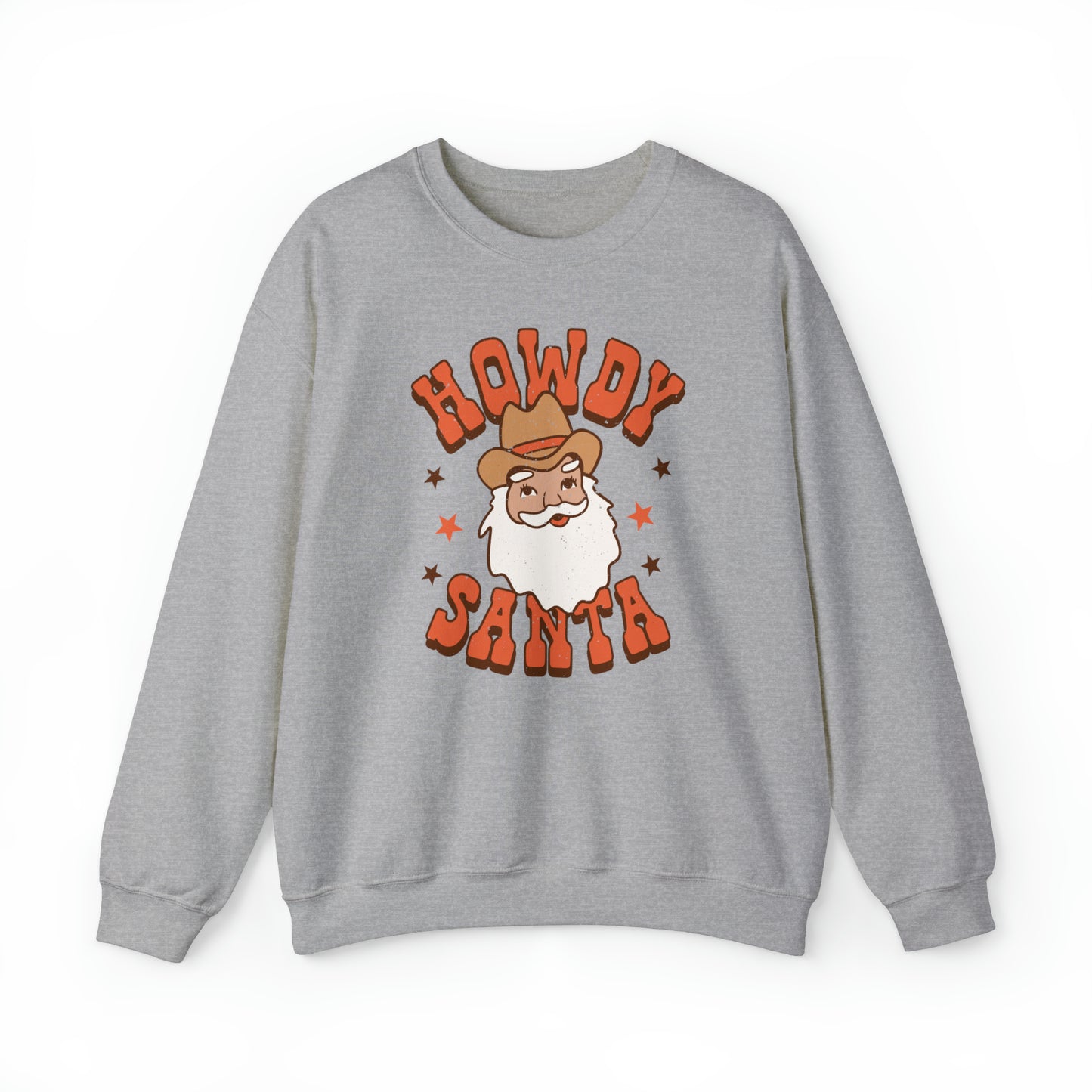 Howdy Santa Heavyweight Crewneck Sweatshirt