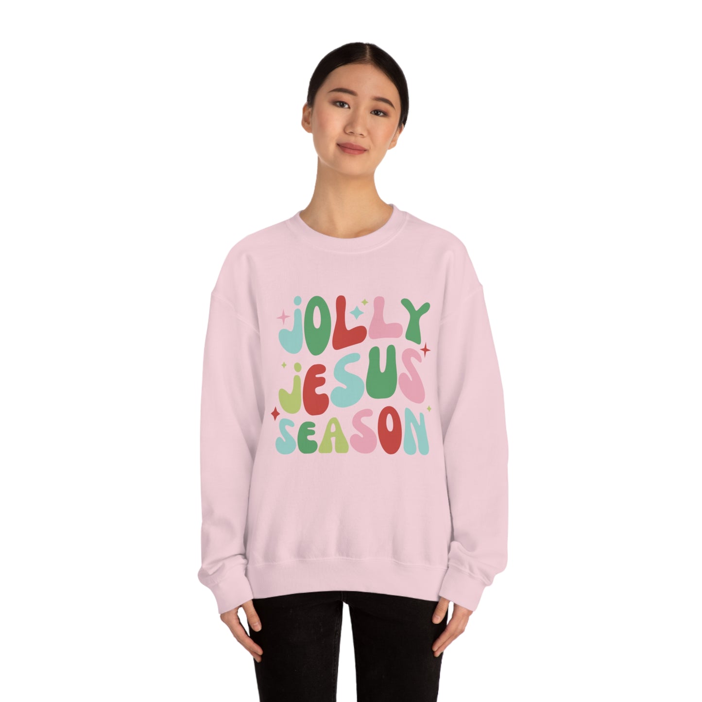 Jolly Jesus Season Heavyweight Crewneck Sweatshirt