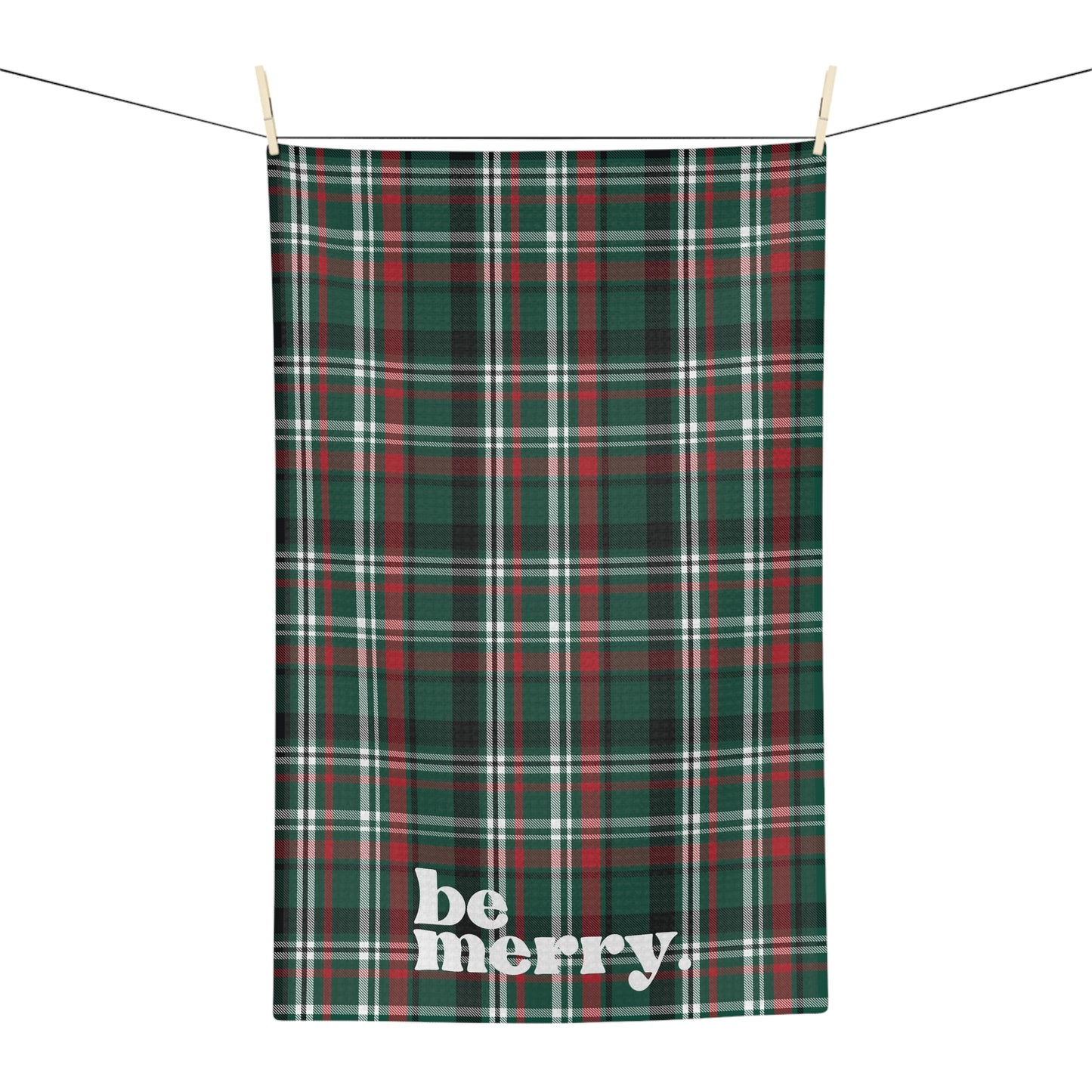 be merry Christmas/ Holiday Soft Tea Towel