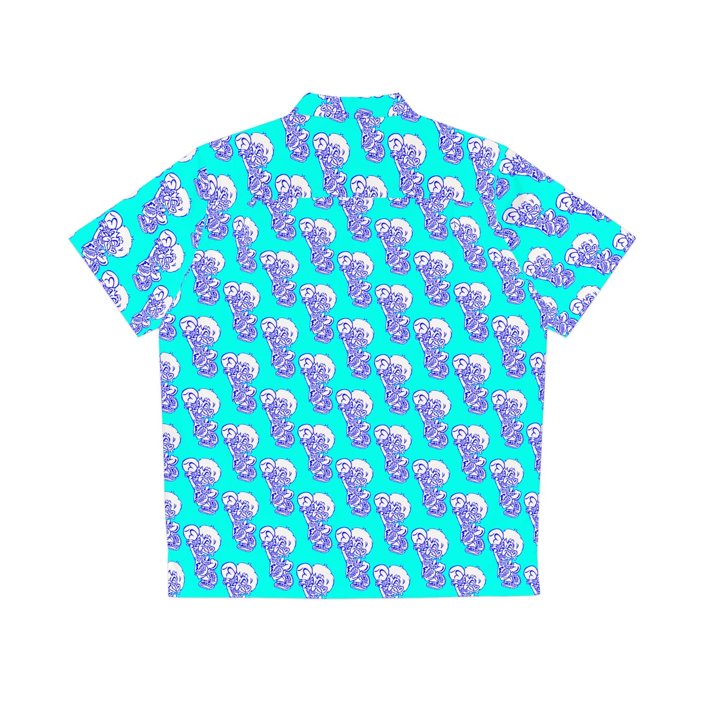 Freeburg Midget Men's Hawaiian Shirt - Electric Blue