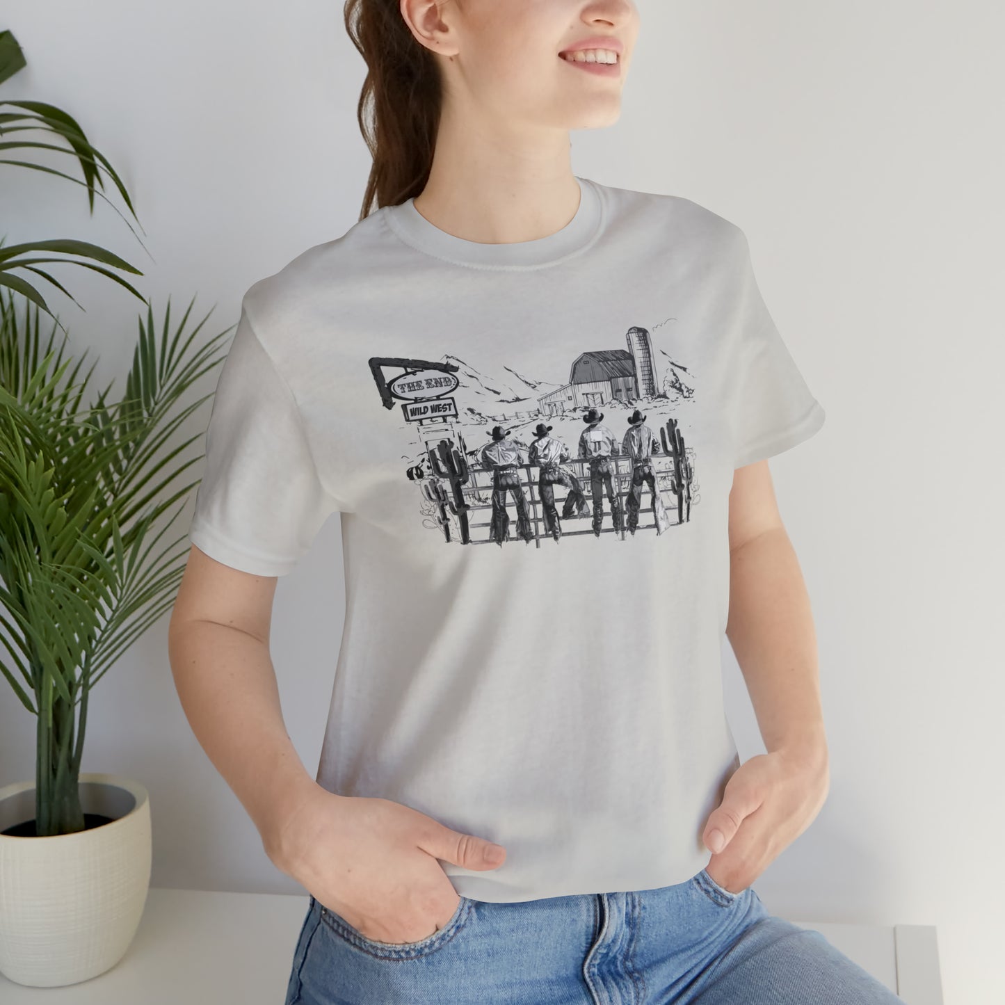 "Rodeo Cowboys" Unisex Jersey Short Sleeve Tee