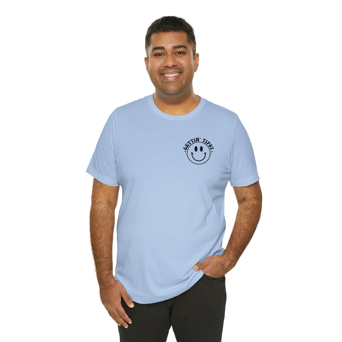 "Errbody in the Lake Gettin' Tipsy" (Front and Back Design) Unisex Jersey Short Sleeve Tee