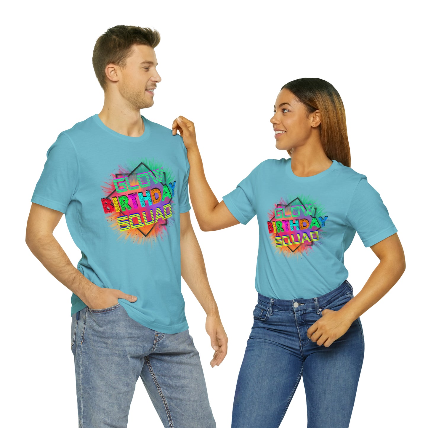Glow Birthday Squad T-Shirt