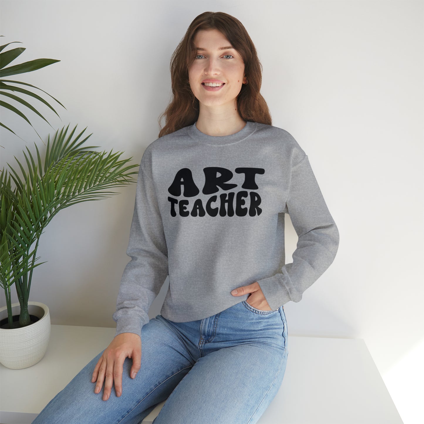 Art Teacher Heavyweight Crewneck Sweatshirt