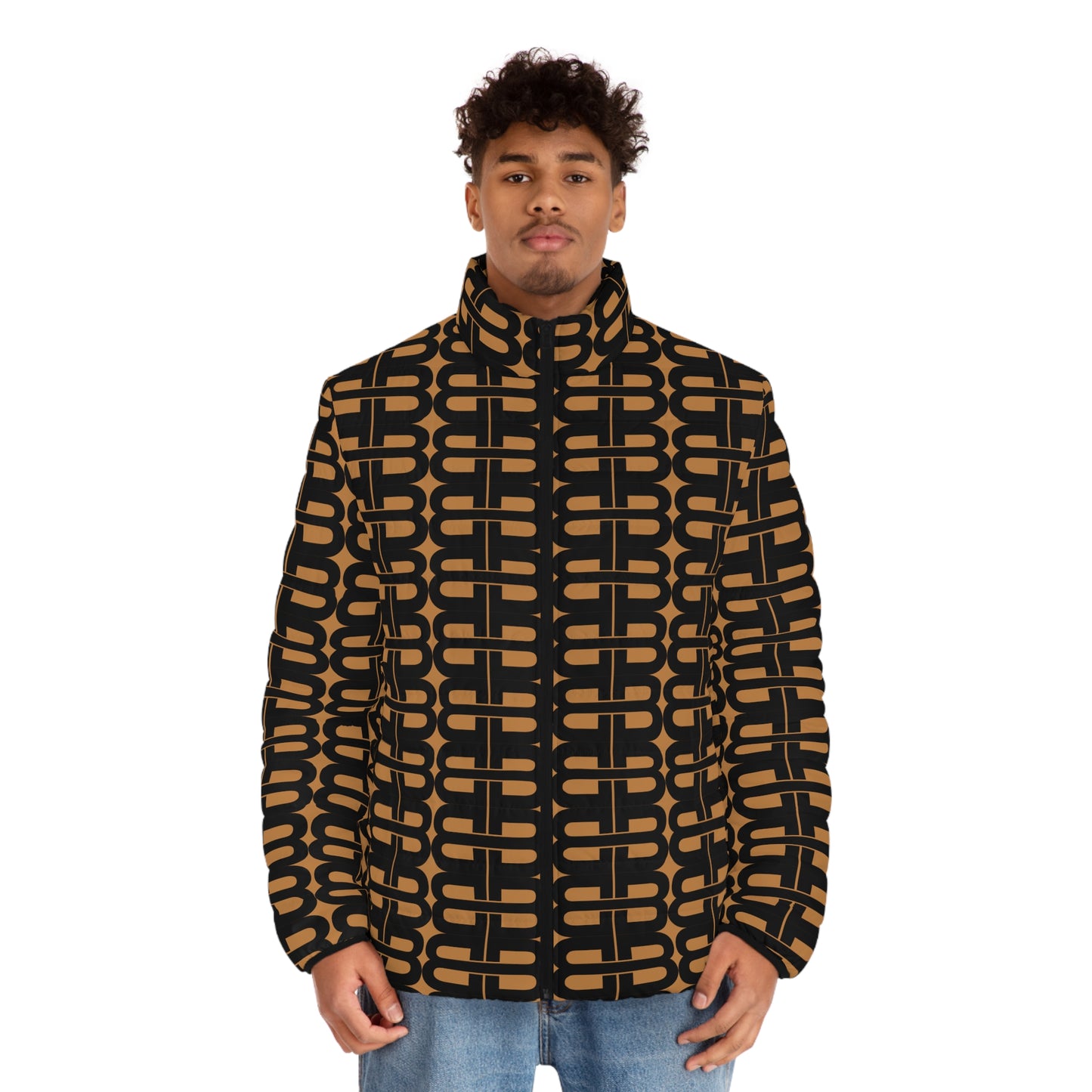 Exclusive Bhava Brand BB Puffer Jacket - Camel