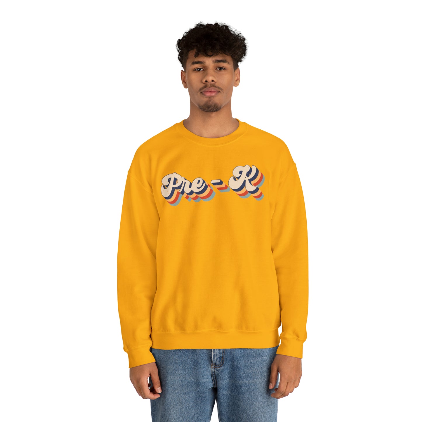Retro Pre-K Unisex Heavy Blend™ Crewneck Sweatshirt
