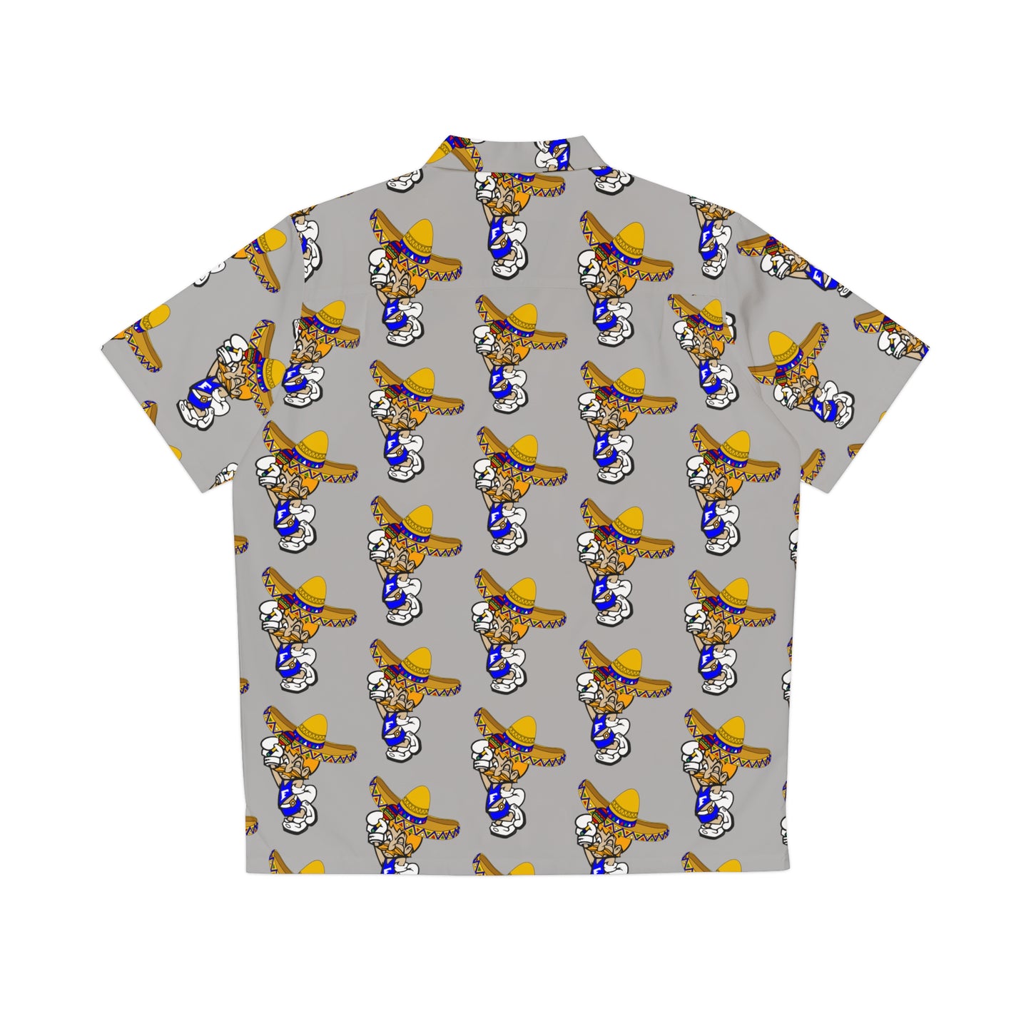 Freeburg Sombrero Midget Men's Hawaiian Shirt - Gray