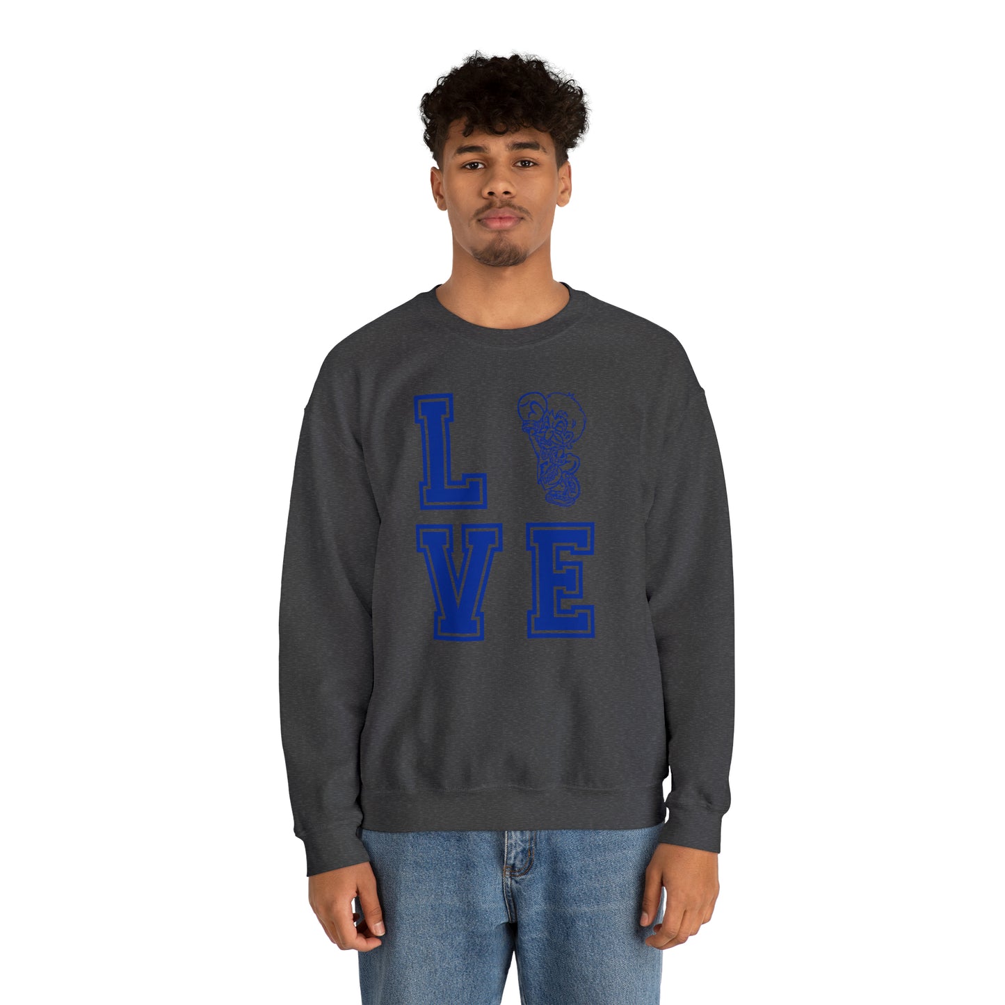 "Love Freeburg Midgets" Unisex Heavy Blend™ Crewneck Sweatshirt