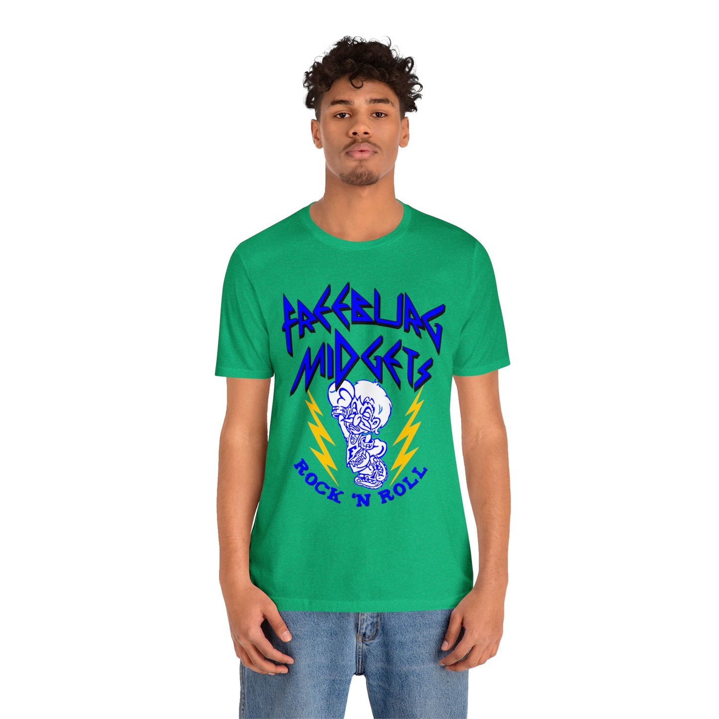 Freeburg Midgets Rock and Roll Bella Jersey Short Sleeve Tee (Unisex)