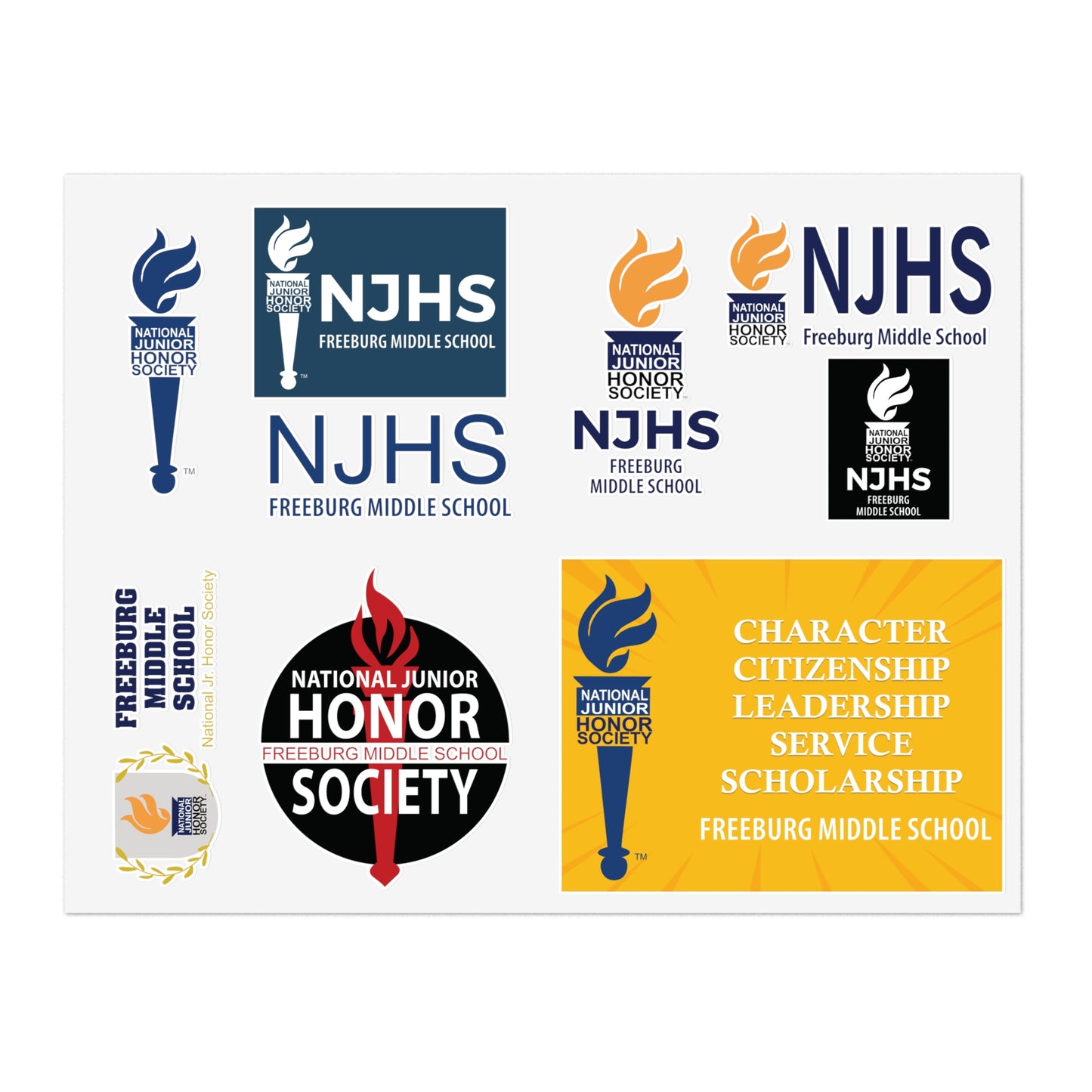 NJHS National Junior Honor Society Sticker Sheets