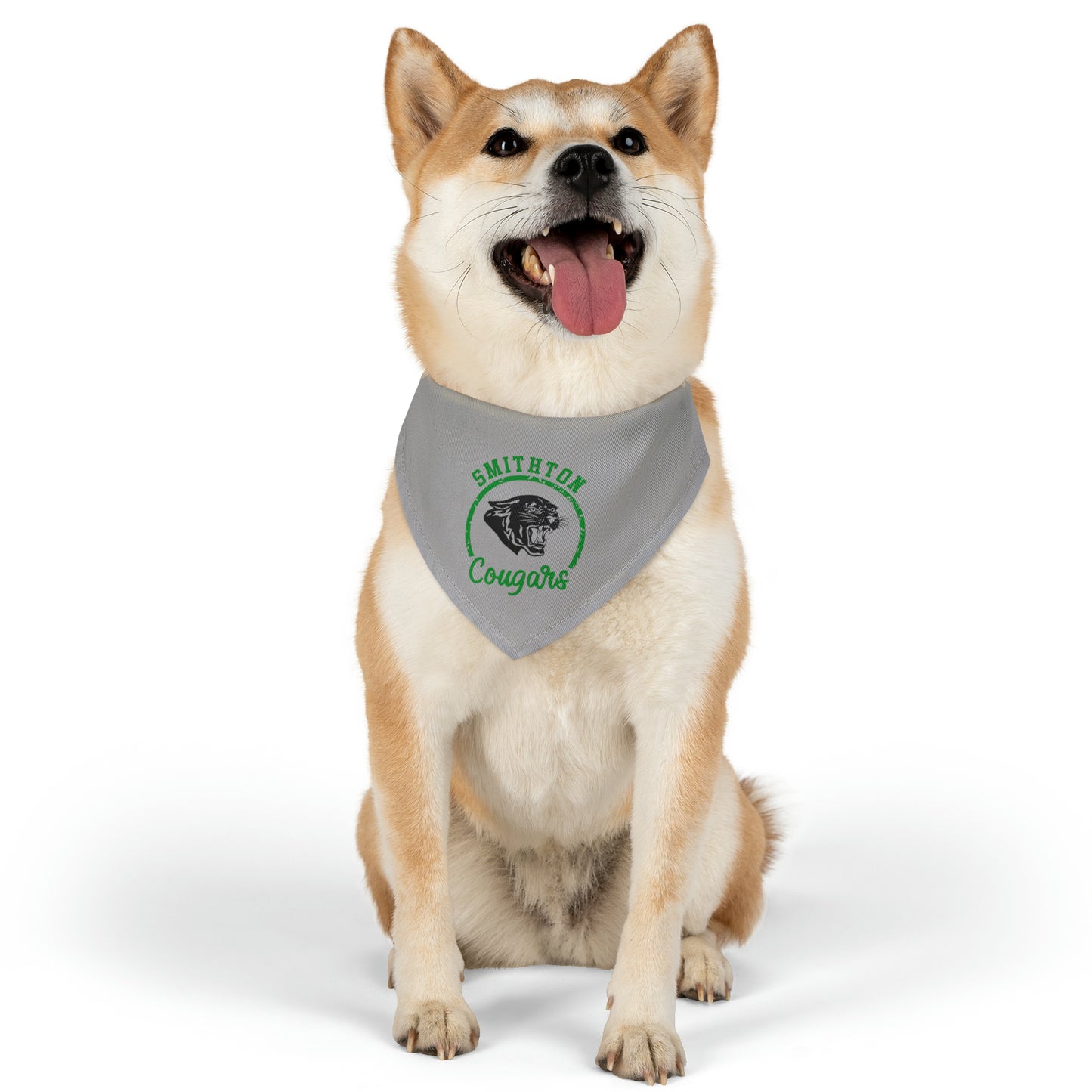 Smithton Cougars Pattern Pet Bandana Collar