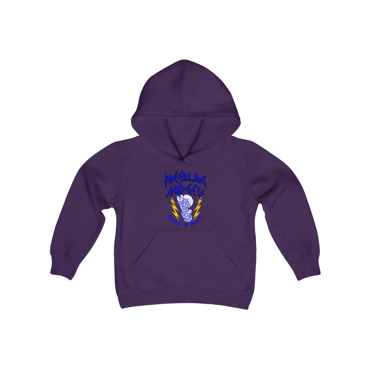 YOUTH - Freeburg Midgets Rock and Roll Youth Heavy Blend Hooded Sweatshirt