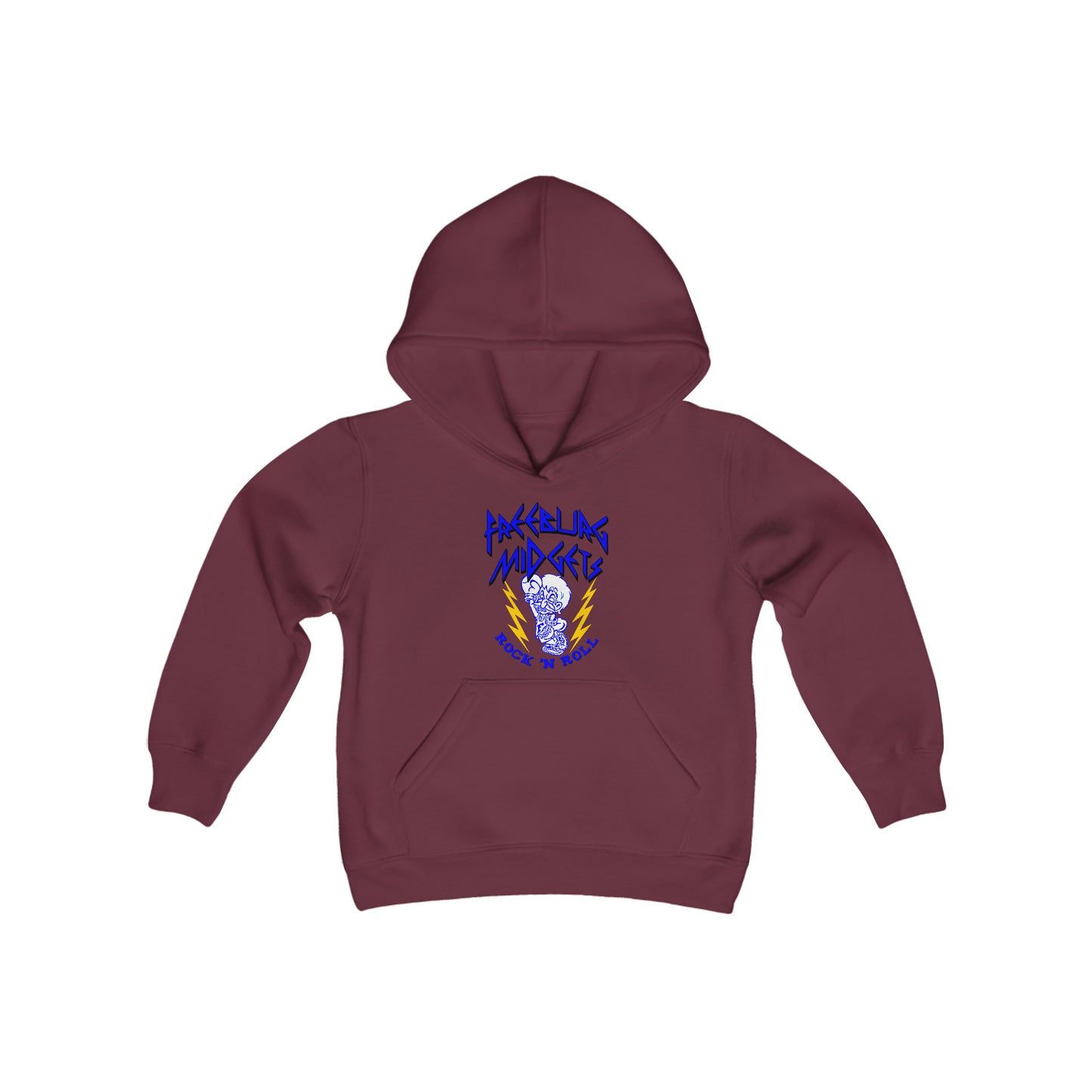 YOUTH - Freeburg Midgets Rock and Roll Youth Heavy Blend Hooded Sweatshirt